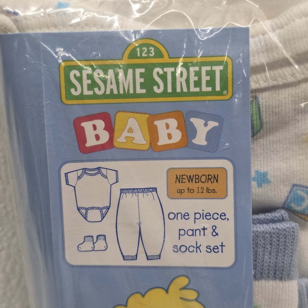 Sesame Street Baby Newborn Outfit Vintage 2000 Kmart - Picture 2 of 10